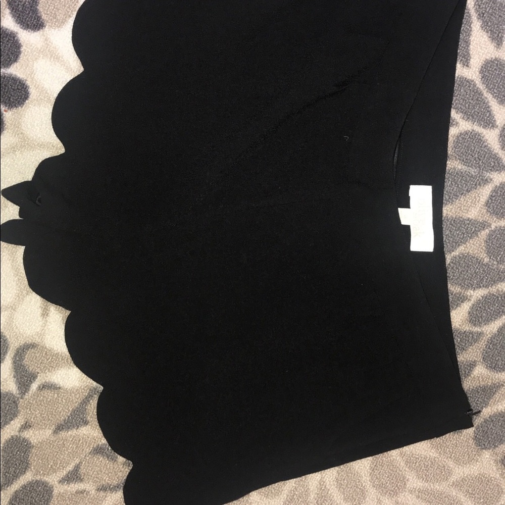 Black shorts semi dress pants